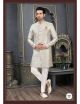 Grey Semi Indo-Western For Men