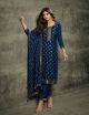 Blue Shilpa Shetty Bollywood Suit