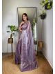 Purple Jimmy Choo Wedding Saree