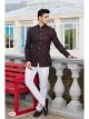 Wine Velvet Jodhpuri