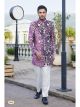 Magenta Velvet Indo Western