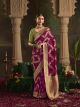 Silk Saree Purple Red with blouse