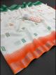 Heavy Linen Tiranga Saree