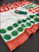 Heavy Linen Tiranga Saree