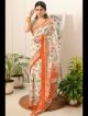 Heavy Linen Tiranga Saree