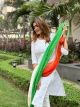 Tiranga Festival Chikan Work Kurti With Tricolor Dupatta