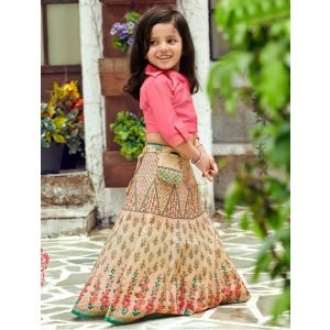 Buy Pastel green color two tone silk party wear lehenga kameez in UK, USA  and Canada
